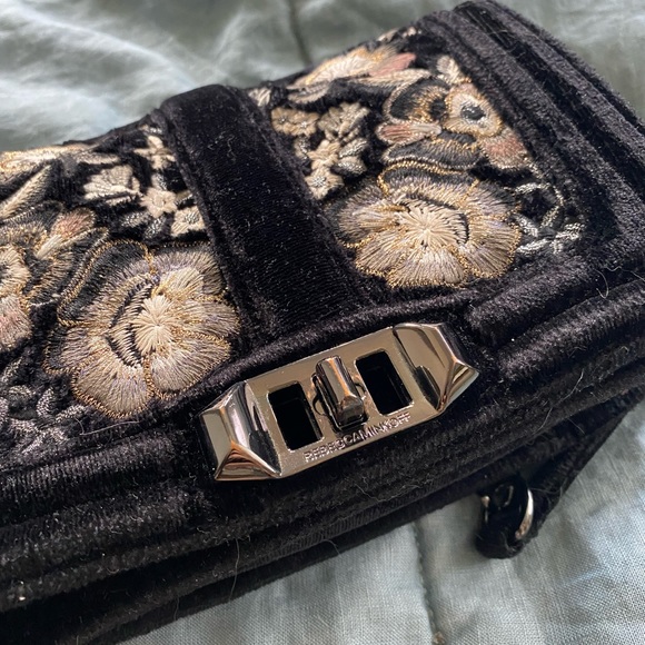 rebecca minkoff love leather crossbody bag in black - Picture 10 of 10